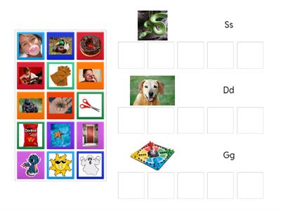 Sound Sort /g/ /d/ /s/