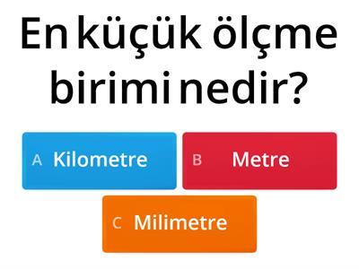 Uzunluk ölçme etkileşim