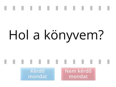 Kérdő mondat  