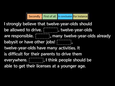 Using Transition Words