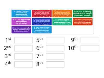 Roadmap B2 - 2C Vocabulary (Common Complaints)