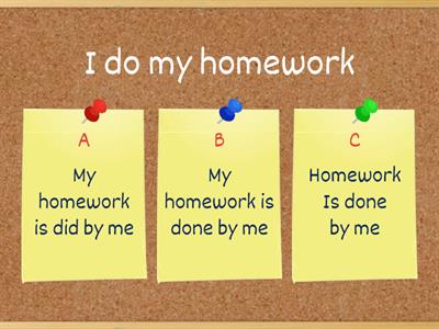 passive voice- simple present