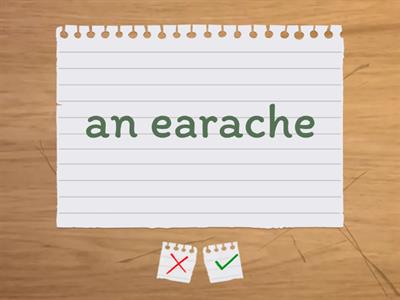 Ailments flashcards (ESL 1)