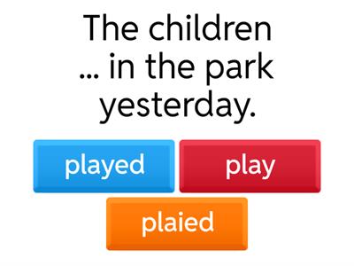 Past Simple regular affirmative