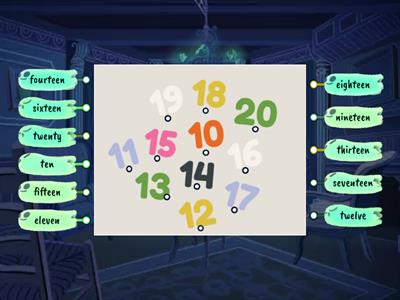 Numbers from 10 to 20