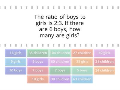 Find the Match Ratio Problems