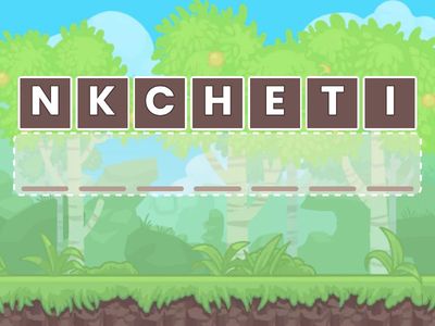 PUT THE WORDS IN ORDER