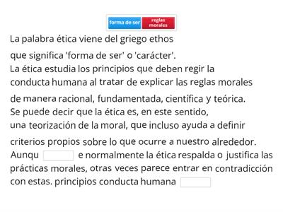 Ética y Moral