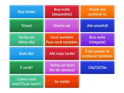 Saudações Inglês 2025 - 2025