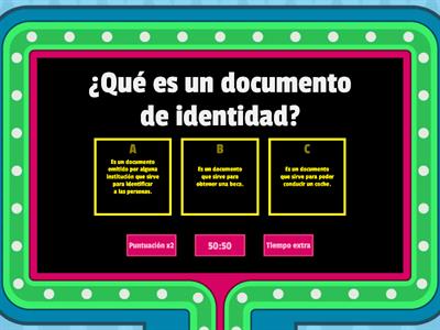 Documentos de identidad 