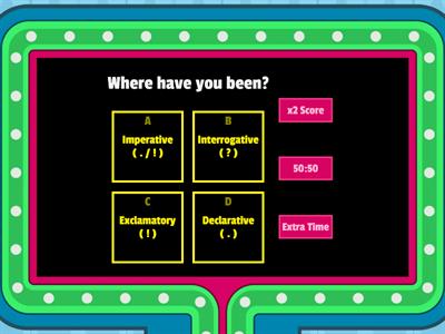 4 Types of Sentences 