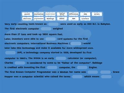 The History of Computing