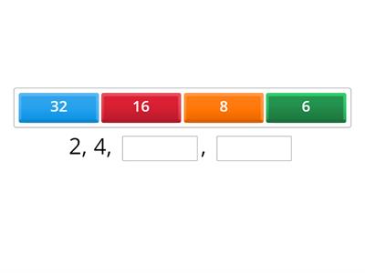 Fill in the blank Arithmetic Sequence