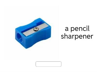 Classroom items masculine - advanced