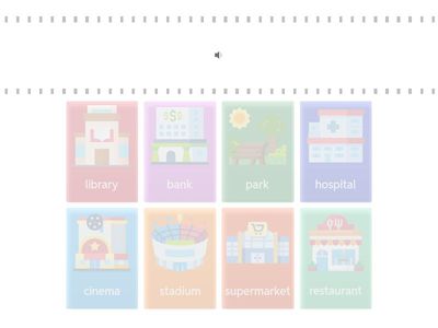 Match sounds to places 1 (GG2, Unit 5.1)