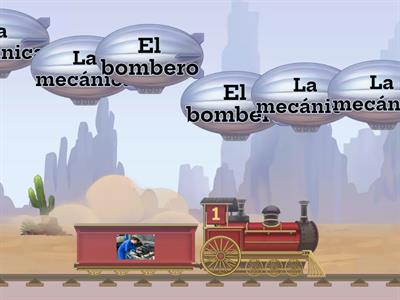 Y2 Las profesiones Balloon pop