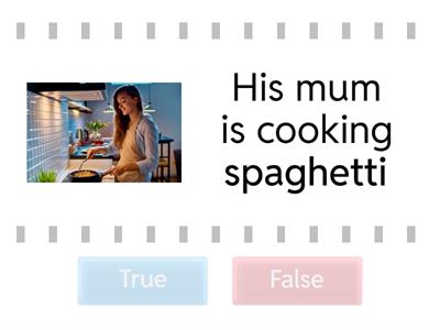 Simple comprehension - true or false