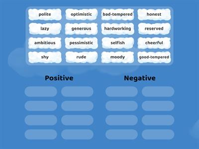 Personality Adjectives