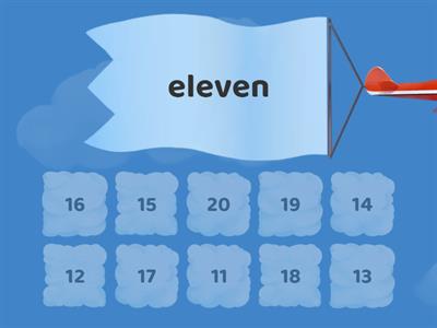 Word-Number Match: 11-20
