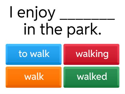 Verbs Followed by Gerunds