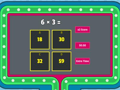 6 Times Tables