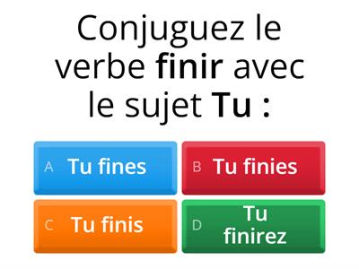 Verbes du 2ème groupe
