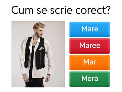 Scrierea corectă a cuvintelor