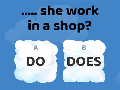 Present simple - Interrogative / Negative