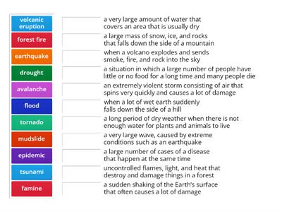 Solutions Pre 4C natural disasters