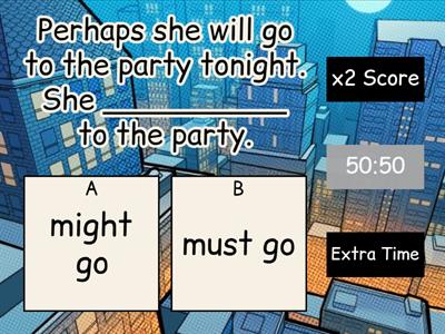 Modal Verbs for Possibility