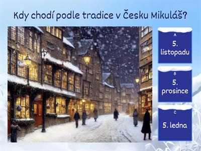 Mikuláš - kvíz