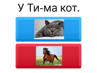 Чтение предложений