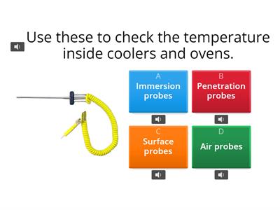 Types of Temperature Probes (ServSafe Manager 4.8)