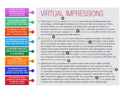 B2. First Impressions. Meaning