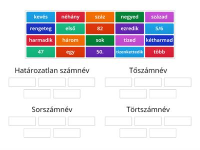 Számnév 4.osztály