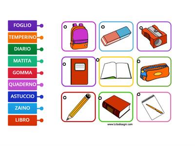  Oggetti scuola