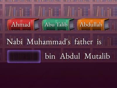 YEAR-2- Prophet Muhammad (SAW) 1