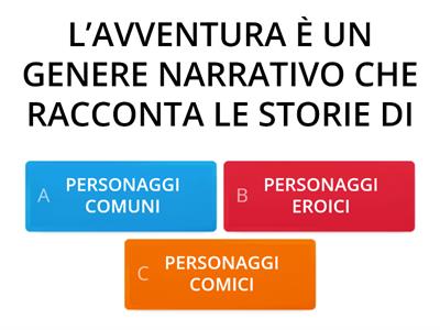 IL RACCONTO D'AVVENTURA