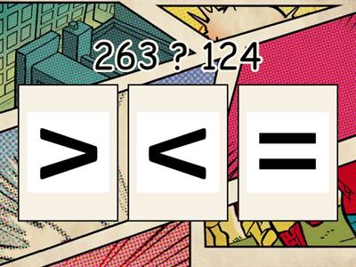 Comparing 3 digit numbers