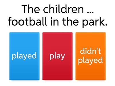 Past simple regular verbs 4°P