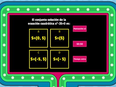 Repaso Ecuaciones Cuadráticas