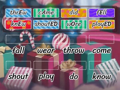 Horrid Henry's Horrid Hat: match the infinitive to the simple past