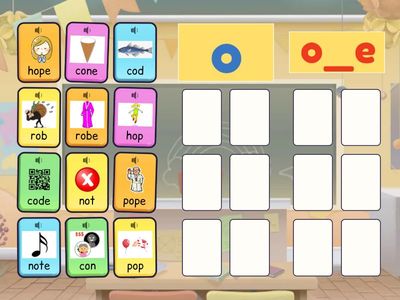 Grade 4: Listen and Sort (o and o_e)