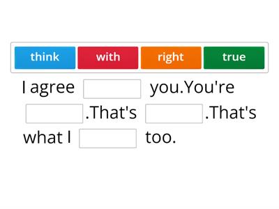 ECA A2 U8 AGREEING & DISAGREEING
