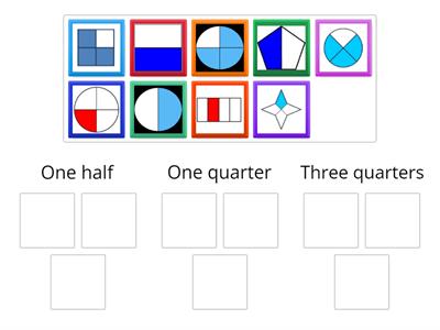 Fraction sorting - Year 2