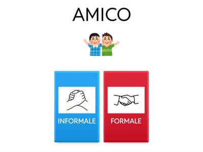 FORMALE/INFORMALE PRE A1