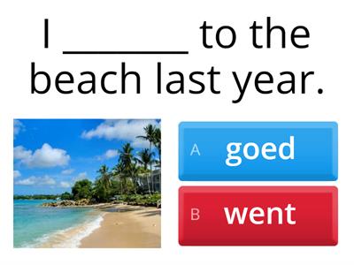 Simple Past - Regular and Irregular verbs