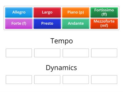 Tempo vs. Dynamics