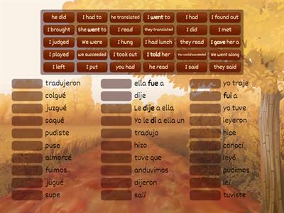 Car,gar,zar and irregular verbs