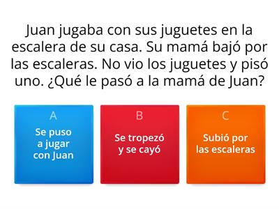 Comprensión lectora y de situaciones